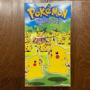 Pokemon Vol. 12: Pikachu Party (VHS, 1999) Anime Cartoon Kids